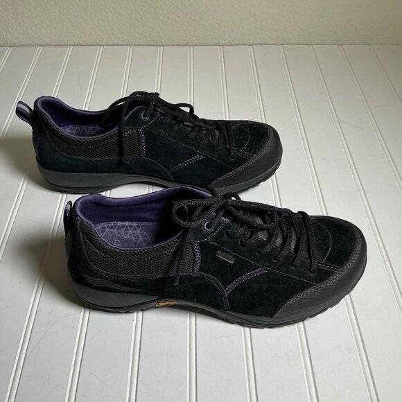 Dansko Waterproof Vibram Black Leather Shoes Slip Resistant Left 42 Right 41 - Picture 8 of 9